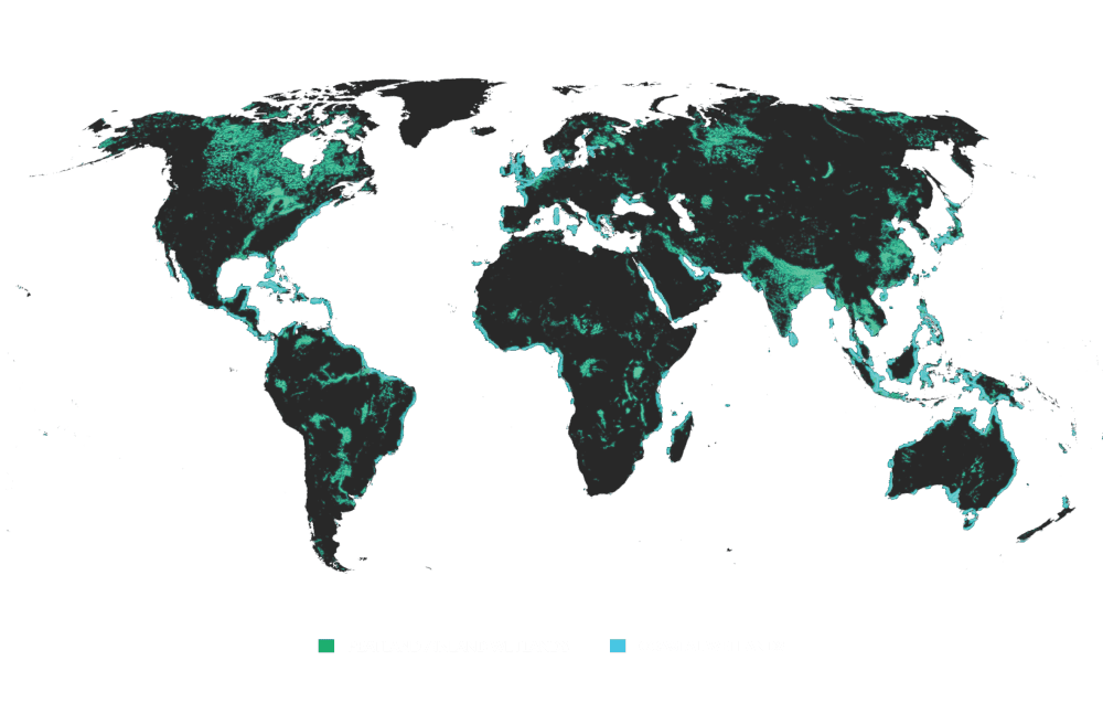 Greenprint Conservation Restoration Wetlands Map w key