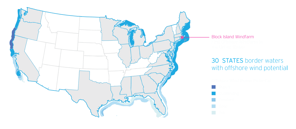 US offshore wind potential