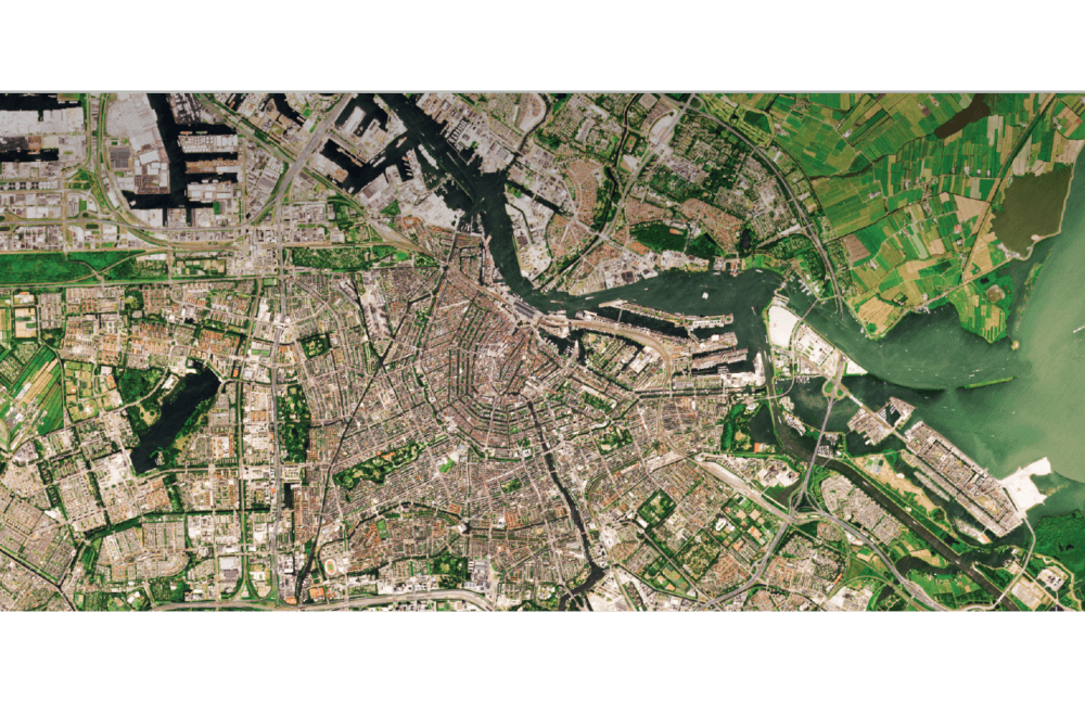 Amsterdam aerial image