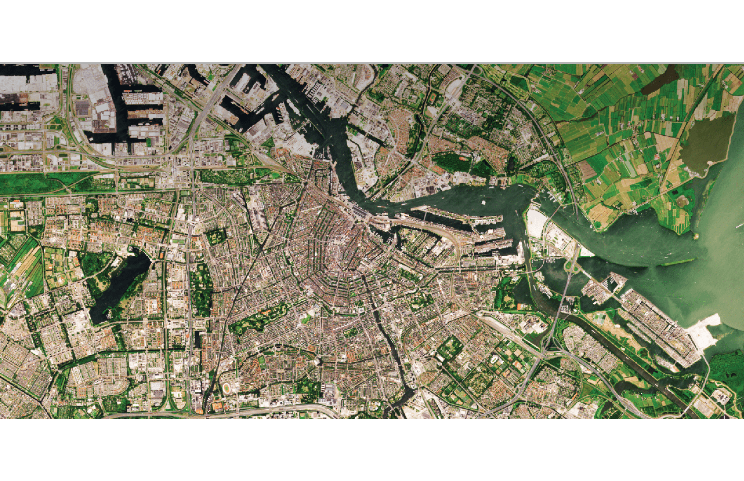 Amsterdam aerial image