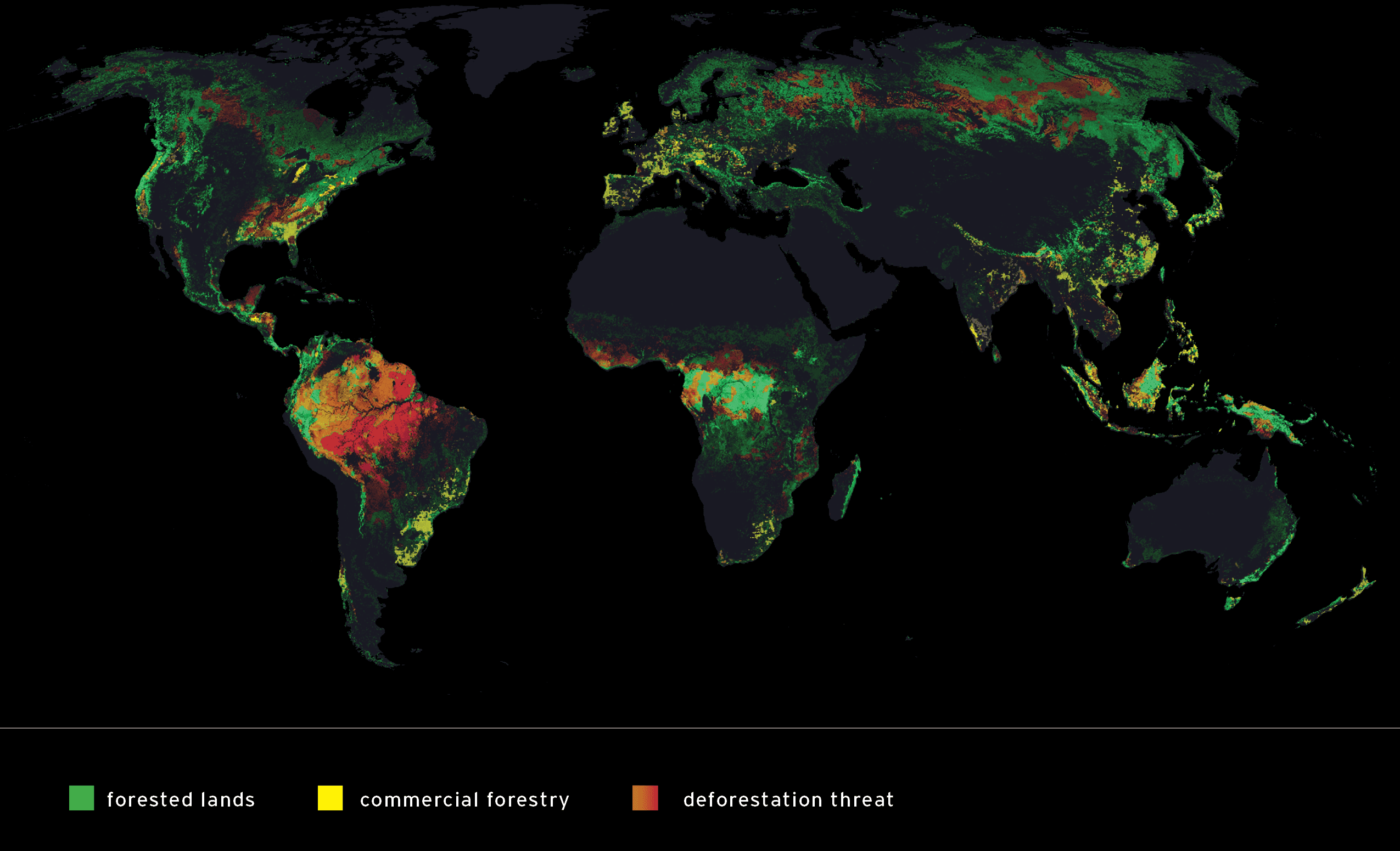 Forest Maps with key - Overview