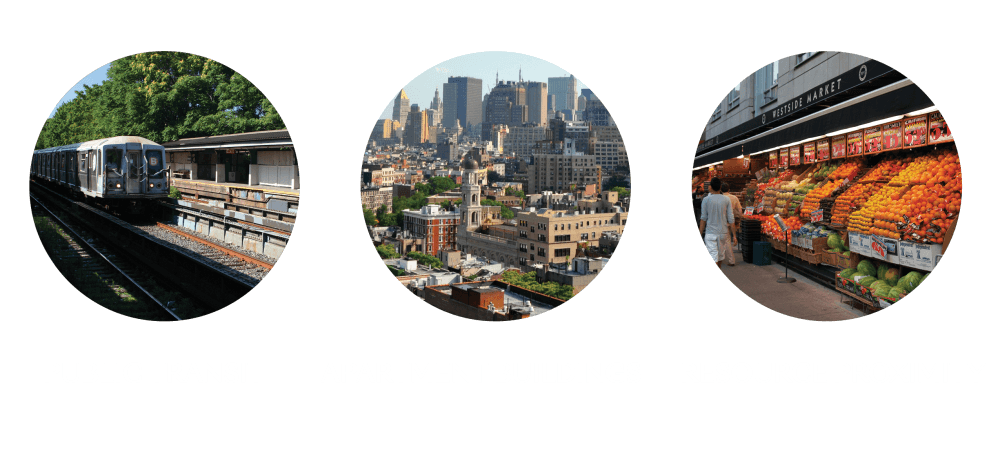 public transit apartment buildings resource proximity