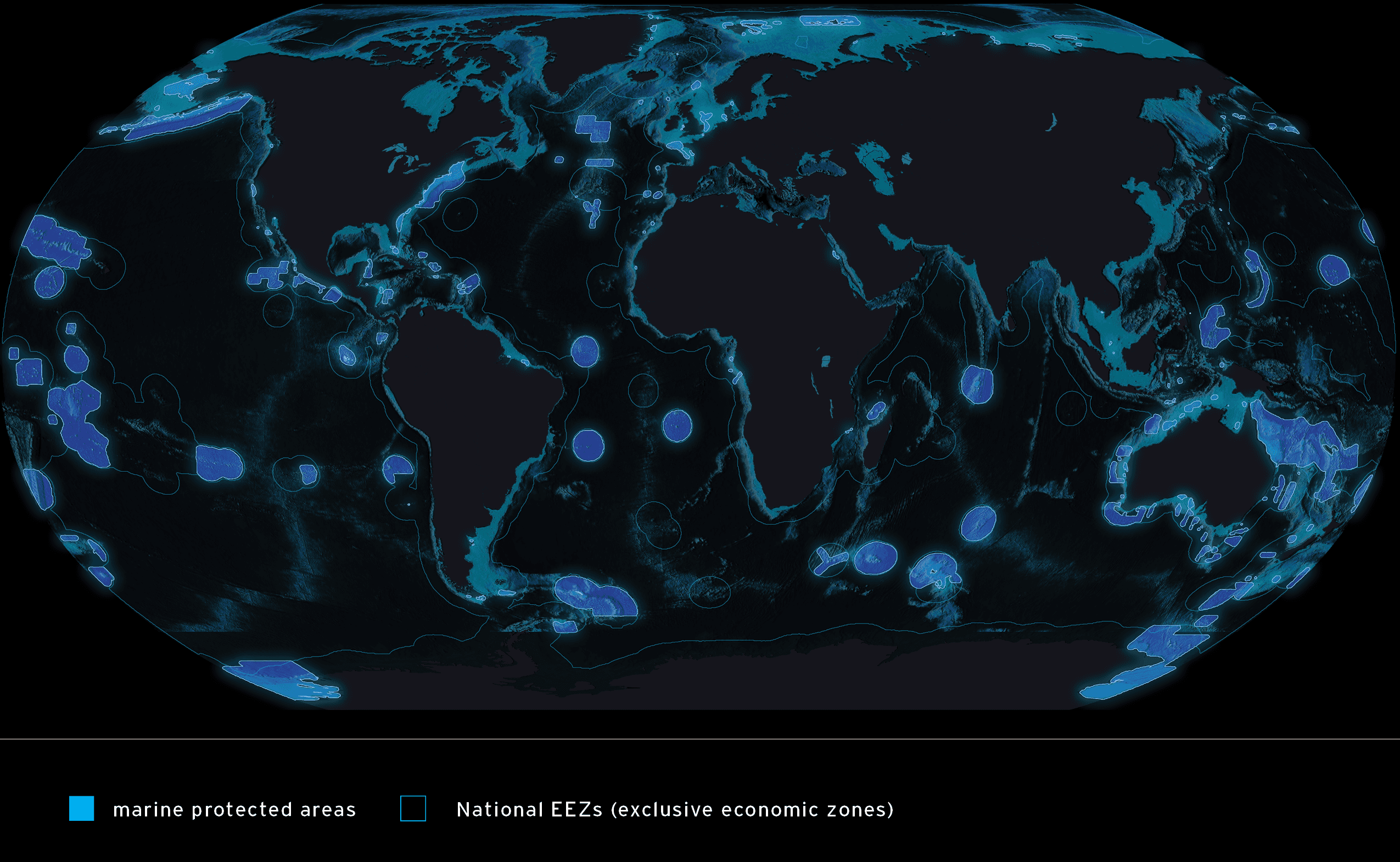 Marine Protected Areas Current map with key